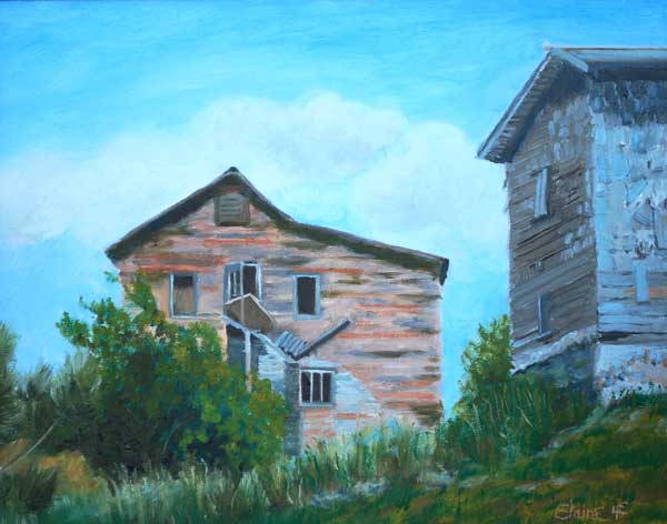 Illusions, contemporary oil painting by Elaine Davis