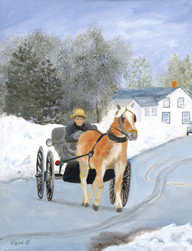 Man In Mahl, oil portrait by Elaine Davis